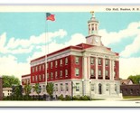 City Hall Building Nashua New Hampshire NH UNP WB Postcard H20 - $2.92
