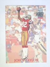 John Taylor San Francisco 49ers 1992 Pro Set Power #82 NFL Football Card - £0.94 GBP
