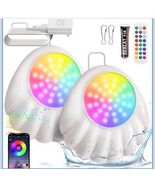 Professional LED Pool Lights 2 Pack Super Bright App And Remote Controll... - $365.06 MXN