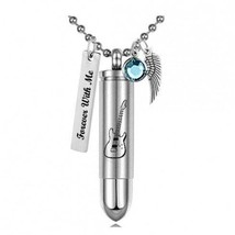 Electric Guitar Bullet Pendant Urn - Love Charms™ Option - £22.49 GBP