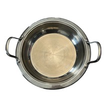 Wolfgang Puck Bistro Collection Stainless Steel Buffet Server Dish W/Handles 13" - $652.39 MXN
