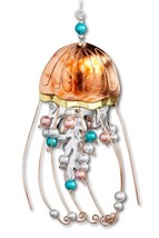 Deep Sea Jellyfish Ocean Sea Ornament Metal Fair Trade Pilgrim Imports New - £19.83 GBP