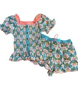 Matilda Jane Girls Size 10 2-Piece Smocked Top &amp; Ruffled Shorts Set - $52.16 CAD