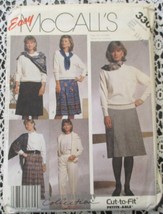 McCall s 3306 Easy Misses Skirts &amp; Pants Size 12-14-16 Uncut - £4.59 GBP