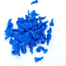 RISK Board Game Black Replacement Miniature Army 50 Blue Pieces Parts - £3.13 GBP