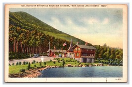 Toll House Whiteface MountainHighway Lake Placid NY UNP Linen Postcard T21 - £3.90 GBP