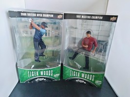 2 TIGER WOODS Pro Sports Upper Deck Figures 2000 British Open 1997 Masters Card - £77.58 GBP