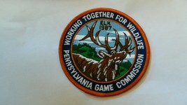 PENNSYLVANIA GAME COMMISSION 1987 ELK PATCH FREE USA SHIPPING - £7.44 GBP
