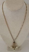 Vintage Sarah Coventry 20 1/2&quot; Goldtone Chain Pendant Necklace Costume J... - £7.00 GBP