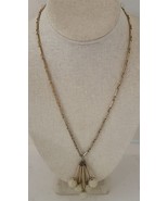 Vintage Sarah Coventry 20 1/2&quot; Goldtone Chain Pendant Necklace Costume J... - £7.01 GBP