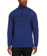 PGA Tour Men&#39;s Luxury Performance Textured Gradient Stripe 1/4-Zip Sweat... - $30.17 CAD