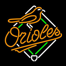 MLB Baltimore Orioles Baseball Beer Bar Neon Light Sign 16&quot;x 15&quot; [High Quality] - £108.67 GBP