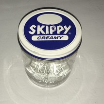 Vintage Skippy Creamy P EAN Ut Butter Glass Jar 10 Oz Ahk 744-12 - £4.73 GBP