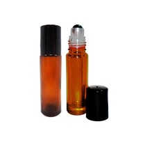 Perfume Studio Amber Glass Roller Bottles with Metal Ball Applicator for Essenti - £6.38 GBP+