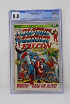 Marvel Comics 1972 Captain America and The Falcon #154 CGC 8.0 Jack Monroe App. - £118.50 GBP