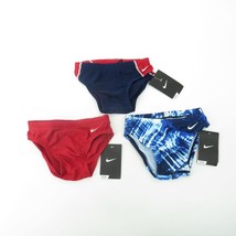 Nike Boys Competitive Swimwear Red Blue Size 6 (22) NWT $130 - $39.60