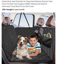  Back Seat Extender for Dogs,Hard Bottom Dog Car Standard Hard Bottom Black - $1,100.48 MXN