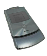 Motorola RAZR V3xx ATT Flip Style EMAIL WIFI GPRS Gray ANTIQUE 3G MOTORA... - $76.50