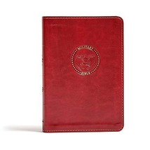 CSB Military Bible, Burgundy LeatherTouch [Imitation Leather] CSB Bibles... - £17.25 GBP