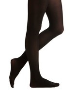 Body Wrappers A80 Black Women&#39;s Size Large/Extra Large Full Footed Tights - £9.48 GBP