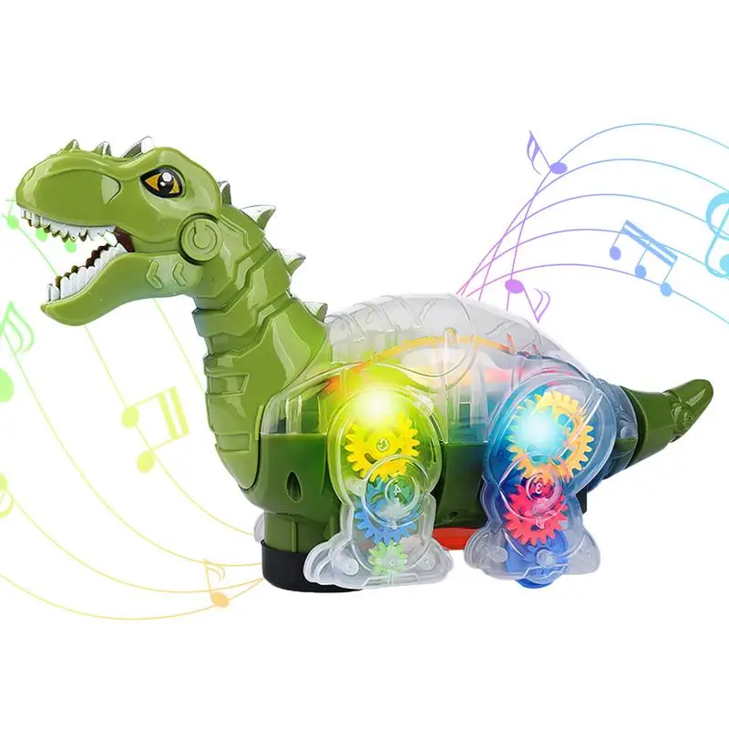 Lights Music Moving Gifts For Kids Walk Sounds Dinosaur Model Toys Walking - £15.74 GBP