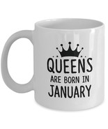 Queens are born in January Mug - Best Birthdays gifts for Women Girls Mo... - £11.15 GBP