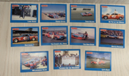 Traks 1991 lot 11 trading cards fair condition two poor with spots Richard Petty - £2.22 GBP