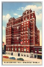 William Sloane House YMCA New York City NY NYC Linen Postcard N23 - £1.52 GBP
