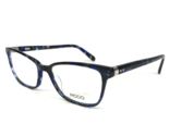 MODO Brille Rahmen MODEL 6522 BLUMB Blau Schildplatt Silber Cat Eye 52-1... - $130.14