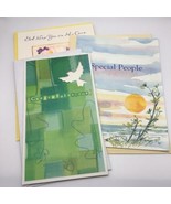 Vintage Greeting Cards Lot Of 3 Religious Faith Encouragement With Envel... - £7.77 GBP