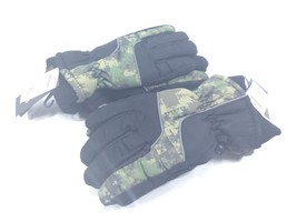 2 MINUS ZERO Mens Ski Gloves Size 8-20 Black / Camouflage Thinsulate 3M 40g New - £12.68 GBP