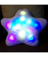 Light changing star pillow home accent - $19.00