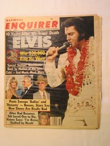 ELVIS PRESLEY Magazine NATIONAL ENQUIRER  Aug 11, 1987 10 Years After [Y... - £7.56 GBP