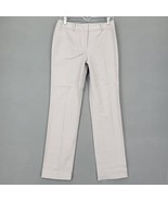 Liz Claiborne Women Pants Size 4 Gray Stretch Classic Audra Straight Tro... - £11.96 GBP