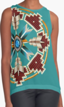 Cowgirl Kim Tribal Mandala Sleeveless Top - 2 week delivery - $69.99