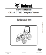 BOBCAT CT225, CT230 A59B11001, A59C11001 &amp; UP SERVICE MANUAL 6986526 (09... - $5.00