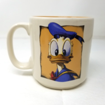 Donald Duck Coffee Mug The Disney Store 11oz Cup Vintage 90s Realistic Shot - $15.15