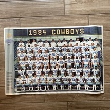 Vintage 1984 Mcdonald&#39;s Nfl Dallas Cowboys Football Team Poster 24X36 Man Cave - £59.81 GBP