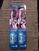 2 Pc Oral-B Medium Bristle Pro Flex  tooth Brush (L32) - £10.79 GBP