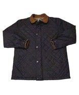 Vintage Polo Ralph Lauren Plaid Lined Suade Collar Diamond Quilted Puffe... - €105,74 EUR