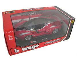 Bburago 1:24 Red Ferrari FXXK #10 FXX-K Diecast Model Car 18-26301 - £14.54 GBP