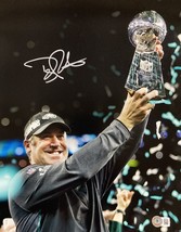 Coach Doug Pederson Unterzeichnet 11x14 Philadelphia Eagles Super Bowl 52 Foto - $96.99