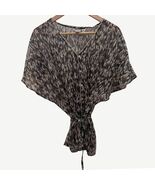 Converse One Star, Sheer Kimono Style, Belted, Black &amp; Gray, Size M - $165.40 MXN