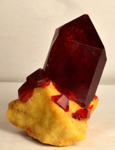 #7036 Pruskite - Lab Grown - Dark Red, Great Crystal Shape - £72.16 GBP