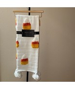 New Rachel Zoe 50 x 60&quot; Woven Cotton Throw Blanket Halloween Raised Cand... - $88.30 CAD