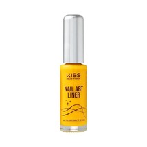 KISS NY PRECISION BRUSH NAIL ART LINER FOR FINE DETAILING #NAL08 YELLOW ... - $48.62 MXN