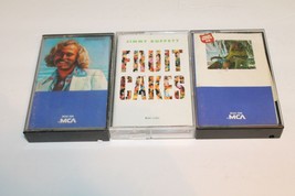 3 Cassette Tape Lot Jimmy Buffett Fruitcakes Havana Daydream Pirate Looks Forty - £13.00 GBP