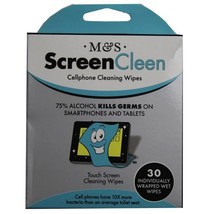 ScreenCleen 30 Pack 75% Alcohol Screen Cleaning Wipes - $7.02