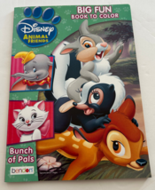 Bendon Disney Animal Friends Big Fun Coloring Book Tear Share 80 Pages New - £5.35 GBP