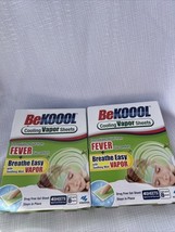 (2) BeKOOOL FEVER Cooling Vapor Sheets 4 GEL Sheets Lasts 8 hours Mint R... - $7.06